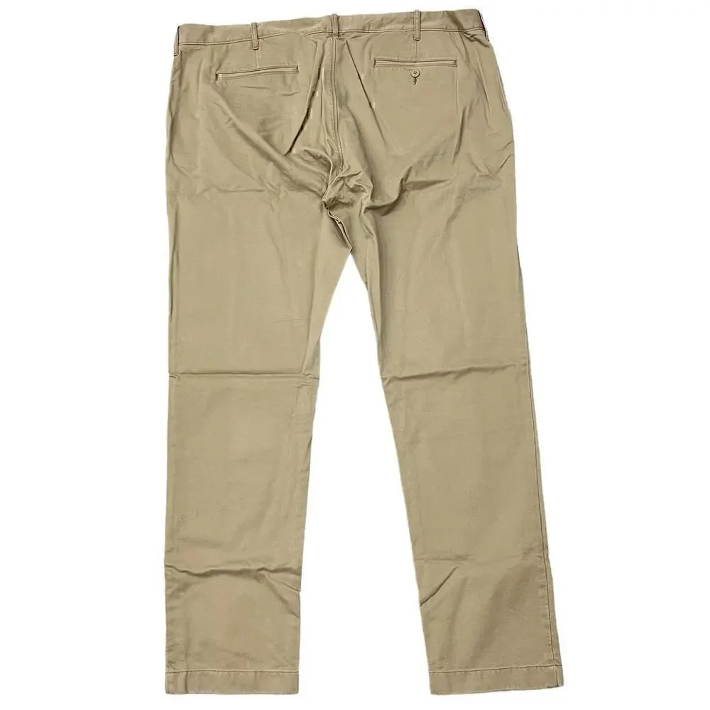 J.Crew Men's 484 Slim-fit pant in Broken-in chino in khaki M1267 size 44